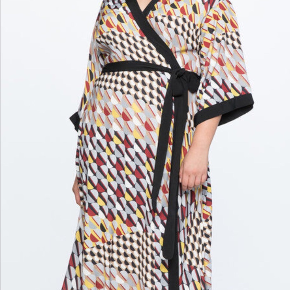 ELOQUII Gorgeous Kimono-Chic Wrap Dress - Size 20